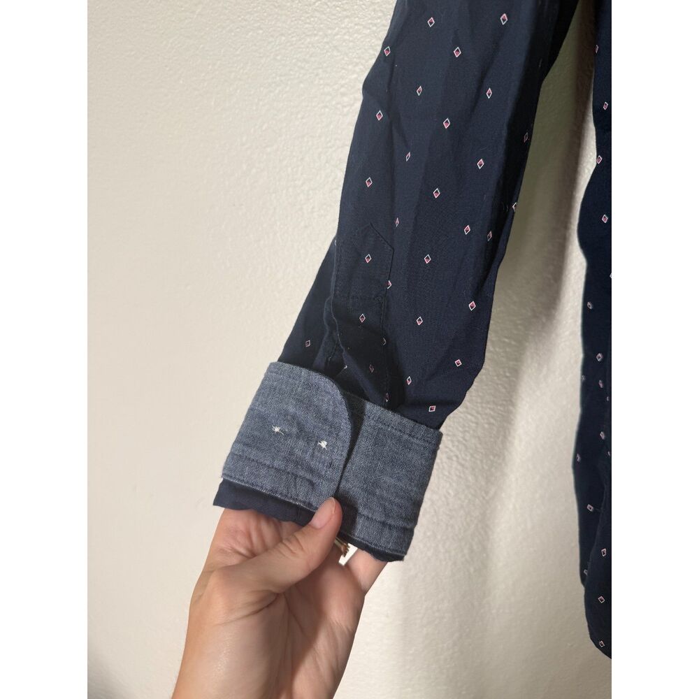 Banana Republic Untucked Fit Organic Cotton Button Up Shirt Mens Sz XL Lot of 2 - Picture 4 of 13